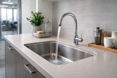 Ujęcie wody z kranu